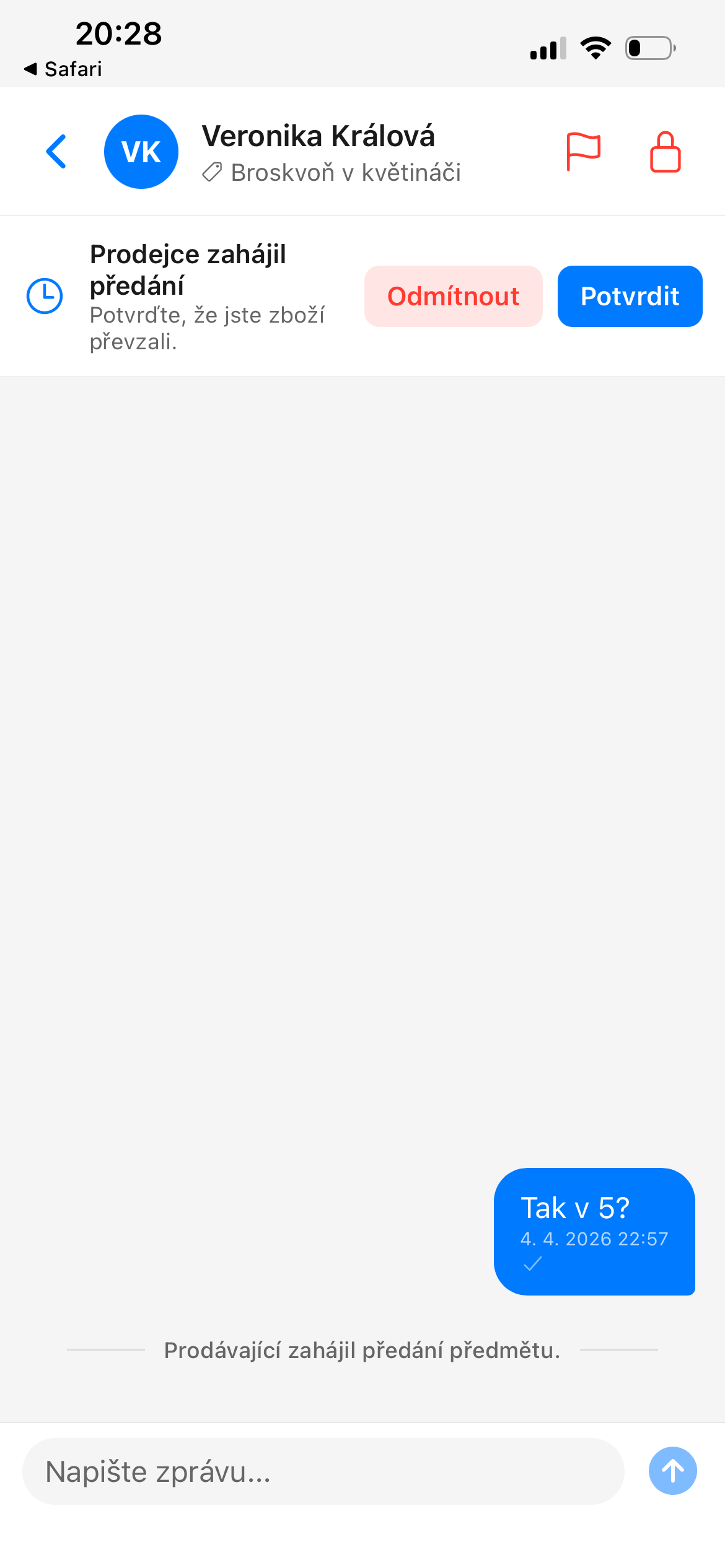 Zahájení předání